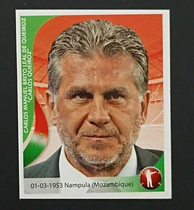 2010 Navarrete South Africa World Cup FIFA #354 CARLOS QUEIROZ Trainer Portugal - Picture 1 of 2