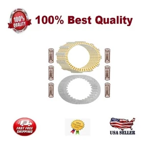 Clutch Friction Steel Plates And Springs Kit for Honda VTX1300 2003-2009 - Picture 1 of 2