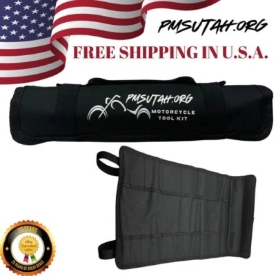 Roll Up Tool Kit Bag Kawasaki Vulcan 1500L 1600 1700 2000 700 750 800 GPZ305 GPZ - Image 1 of 4