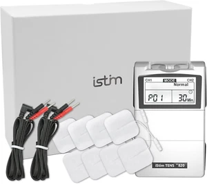 Istim Tens Einheit Stimulator Maschine - EV820 mit 8 Elektroden Japanisches Gel für Pa - Bild 1 von 12