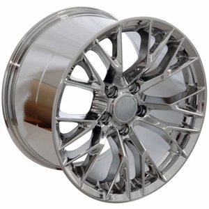 Chrome Wheel 19x10 Corvette C7 Z06 Style fits 2005-2013 Chevy Corvette - Picture 1 of 3