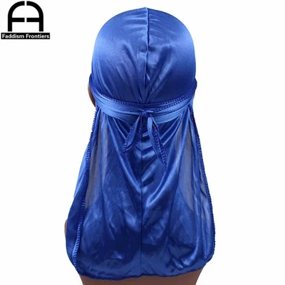 Unisex Mujeres Hombres Seda Durag Turbante Sombrero Pelucas Motociclista Prendas para la cabeza Diadema Cabello Foto 1 de 4