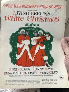 M BING CROSBY Film Noten "White Christmas" COUNT YOUR SEGENS - Bild 1 von 1