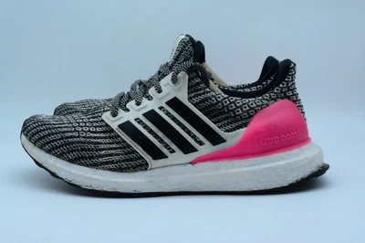Adidas UltraBoost J Sneaker Big Kids Sneakers White Black Pink B43508 Size 5.5 - Image 1 of 4