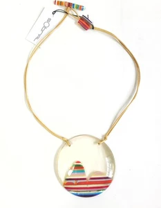 Collar Colgante Pan Azúcar Sobral Rio+20 Megalito Multicolor Pao De Acucar - Imagen 1 de 5