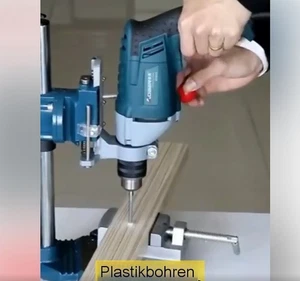 Mini Supporto per Trapano Manuale Multifunzione da Scrivania Trapano da Tavolo Compatto - Foto 1 di 25