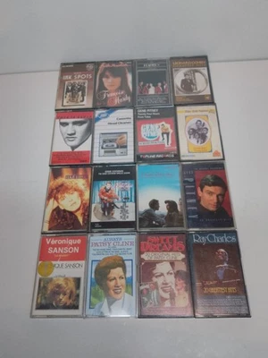 Job Lot mixed pop 70`s , classics Music cassette Tapes - untested , retail tapes - Image 1 of 4