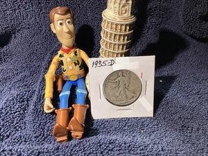 1935 D WALKING LIBERTY 🗽 HALF 💰 - Bild 1 von 6