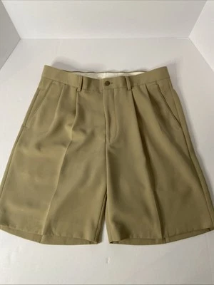 Pantalones Cortos Chinos de Golf Alan River Para Hombres 34Tan Doble Plisado Bolsillos Atléticos Foto 1 de 4