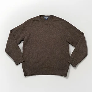 Suéter Shetland Vintage Brooks Brothers Marrón Multicolor Moteado Mediano - Imagen 1 de 6