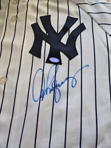 ALEX RODRIGUEZ SIGNED NY YANKEES PINSTRIPE JERSEY + STEINER SPORTS AROD AUTO COA - Picture 1 of 9
