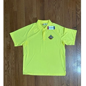 NCAA Final Four Phoenix 2017 Clique Men's Yellow Polo Shirt- Size XL- NWT - Picture 1 of 8