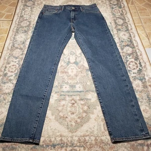 Levi's Premium Jeans Men's 32X32 Blue 502 Taper Fit Denim Irregular  - Picture 1 of 18