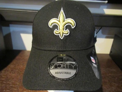 New Orleans Saints New Era 9 FORTY Adjustable hat new with tags Free Ship - Image 1 of 4
