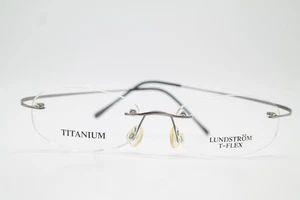 Brille LUNDSTRÖM L-407 TITANIUM Silber Randlos Brillengestell eyeglasses Neu - Picture 1 of 6