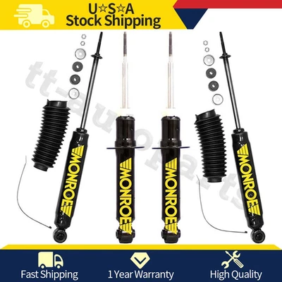 Amortiguador de puntales delanteros traseros Monroe para Mitsubishi Montero 2001 2002 2003 Foto 1 de 4