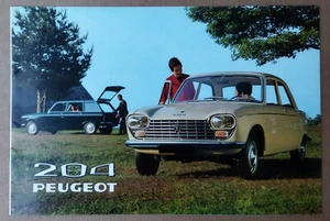 -- CATALOGUE PEUGEOT 204 BERLINE / BREAK -- 10 PAGES. 1970. NEUF. - Picture 1 of 3