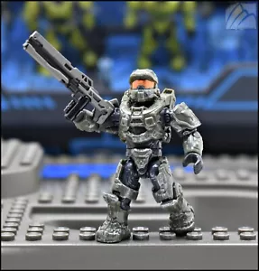 HALO MEGA CONSTRUX DARK GREEN MARK VI GEN2 FIGURE SDCC MASTER CHIEF COLLECTION - Picture 1 of 5