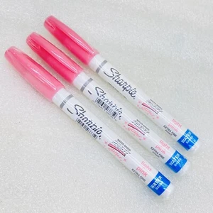 Lot of 3‼ NEW‼ Sharpie Water-Based Glitter Pastel PINK Paint Markers Extra Fine - Picture 1 of 4