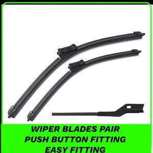 For Peugeot 308 2013-2020 Brand New Front Windscreen Wiper Blades 24"18"