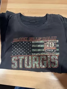 Sturgess Black Hills Rally 2019 Used Shirt 3xl View Pictures - Picture 1 of 4