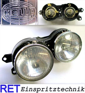 Scheinwerfer links Fahrerseite HELLA komplett BMW 520 i E 12 komplett & original - Picture 1 of 3
