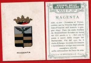 FIGURINA STEMMI CITTA' ITALIANE BRIOSCHI MAGENTA SERIE 1a n°31 STEMMA GRANDE - Imagen 1 de 1