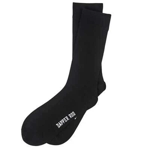 Classic Black Bamboo Socks by Dapper Roo - Foto 1 di 2