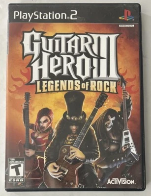 Guitar Hero 3 Legends Of Rock (PlayStation 2, 2007) CIB Used FREE Ship/Canada - Image 1 of 4