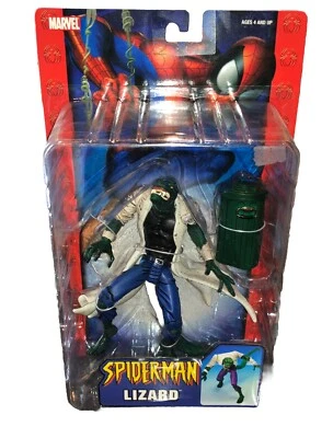 Figura de acción Marvel 2004 Spider-Man Lizard de Toy Biz nuevo sellado juguete raro Foto 1 de 4