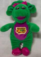 Barney LITTLE GREEN BABY BOP DINOSAUR 7" Plush STUFFED ANIMAL Toy