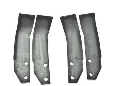 4 x Teilbürger Fräsmesser für Bodenfräse  rechts KB-001-005 / links KB-001-006  - Bild 1 von 4