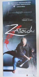 LOCANDINA FILM "ZATOICHI" Takeshi Kitano- Tadanobu Asano - cm 68x31 ca. - Picture 1 of 1