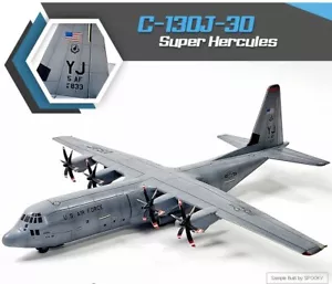 1/144 C-130 J-30 SUPER HERCULES AIRCRAFT MILITARY PLAMODEL DIORAMA ACADEMY 12631 - Picture 1 of 11