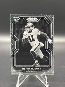 2020 Prizm Rookie Negative Variation Henry Ruggs III SP #372 Raiders RC - Picture 1 of 2