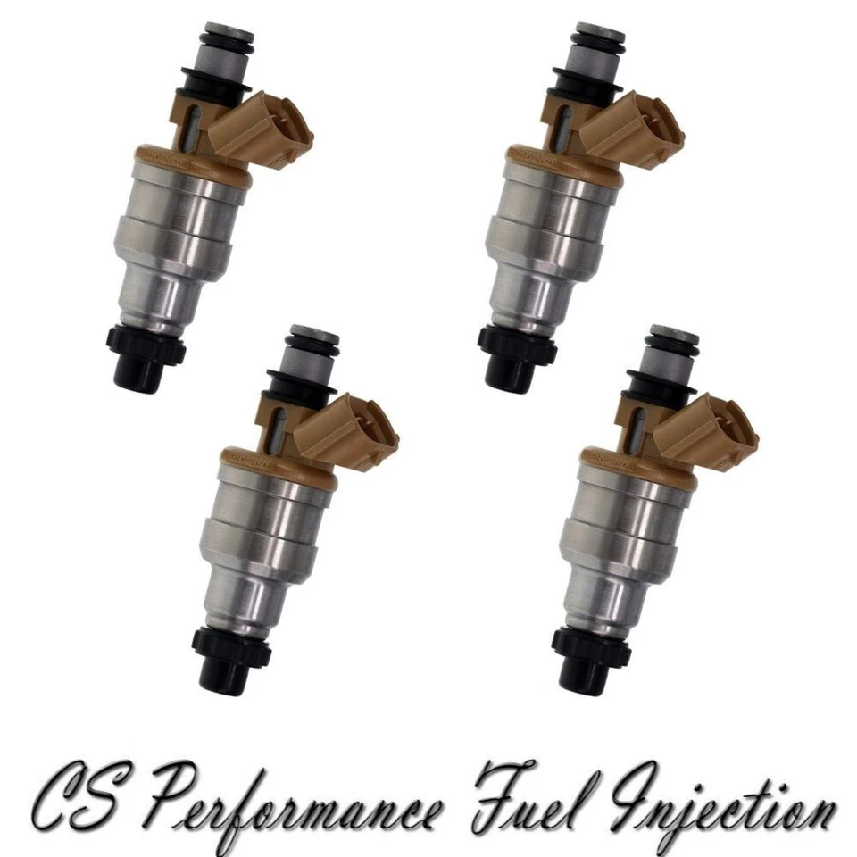 OEM Denso 195500-2180 Fuel Injectors (4) set for 1990-97 Mazda Kia Ford 1.8L L4 - Image 1 of 4