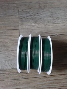 Craft Wire 3X 80m Reel 0.5mm DARK GREEN Wirework Jewellery Making Crafts - Picture 1 of 7
