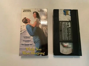 While You Were Sleeping VHS Video Tape Sandra Bullock - Picture 1 of 2