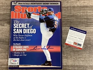 (SSG) TREVOR HOFFMAN Signed Sports Illustrated "Complete -No Label" PSA/DNA COA - Picture 1 of 13