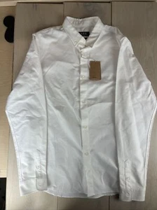 A.P.C. L/S Chemise White Shirt - Size Large - BNWT - RRP £145 See Photos - Picture 1 of 11