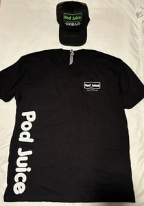 Nuevo Conjunto Pod Juice Oxbar Smoke Shop Publicidad Camiseta y Sombrero de Camionero Talla XL - Imagen 1 de 4
