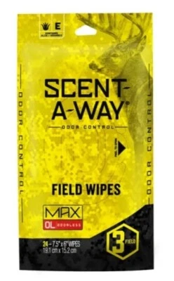 Scent-A-Way Odor Control Field Wipes, 24 Pack 07795 - Image 1 of 2