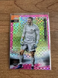 2021 Topps Chrome MLS Marko Maric PINK X-FRACTOR Refractor Goalkeeper - Picture 1 of 2