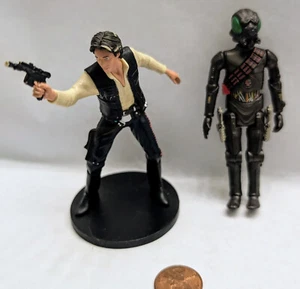 Star Wars 2 figuras.Droid Factory 1-JAC (Obi-Wan Kenobi) Exclusivo de Disney+HAN HOLO - Imagen 1 de 3