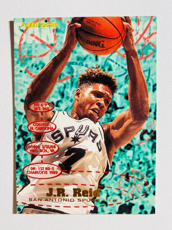 1995 FLEER #171 JR REID NM-MT NBA BASKETBALL CARD - Image 1 of 1