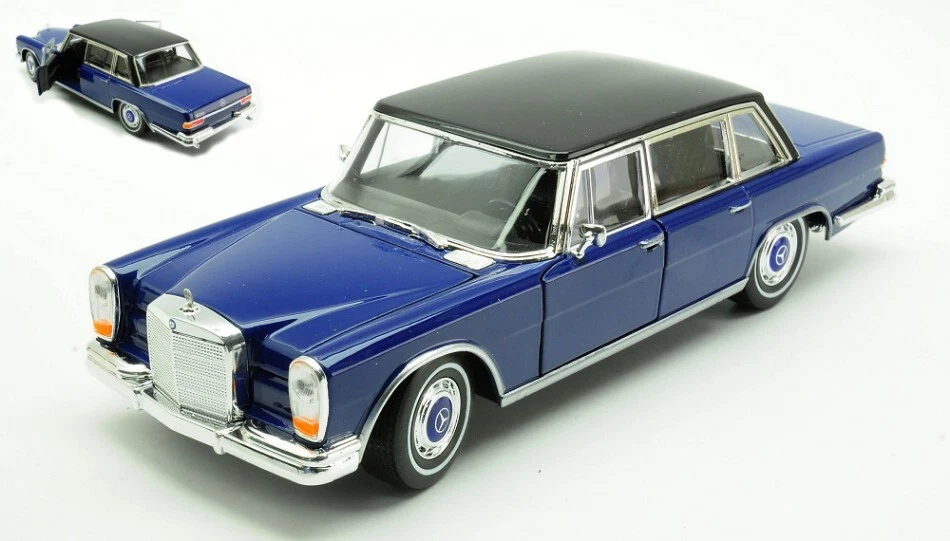 Modellino auto scala 1:24 MERCEDES 600 modellismo statico collezione diecast - Immagine 1 di 1