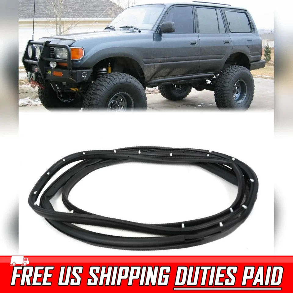 Sello de goma para puerta resistente al clima delantero izquierdo para Toyota Land Cruiser FJ80 1990-1997 Foto 1 de 4