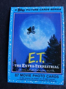 1982 Topps E.T. The Extra-Terrestrial Cards - Pick your Cards - Picture 1 of 1