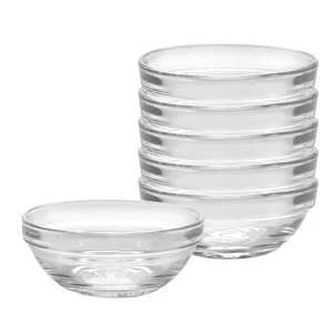 Duralex Made In France Lys Stackable Glass Bowl, Set of 6 - Picture 1 of 30