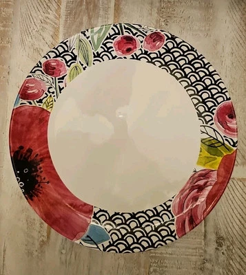 Juego de 2 platos internacionales de 11" certificados POPPYY por Jennifer Wambach, ¡raros! Foto 1 de 2